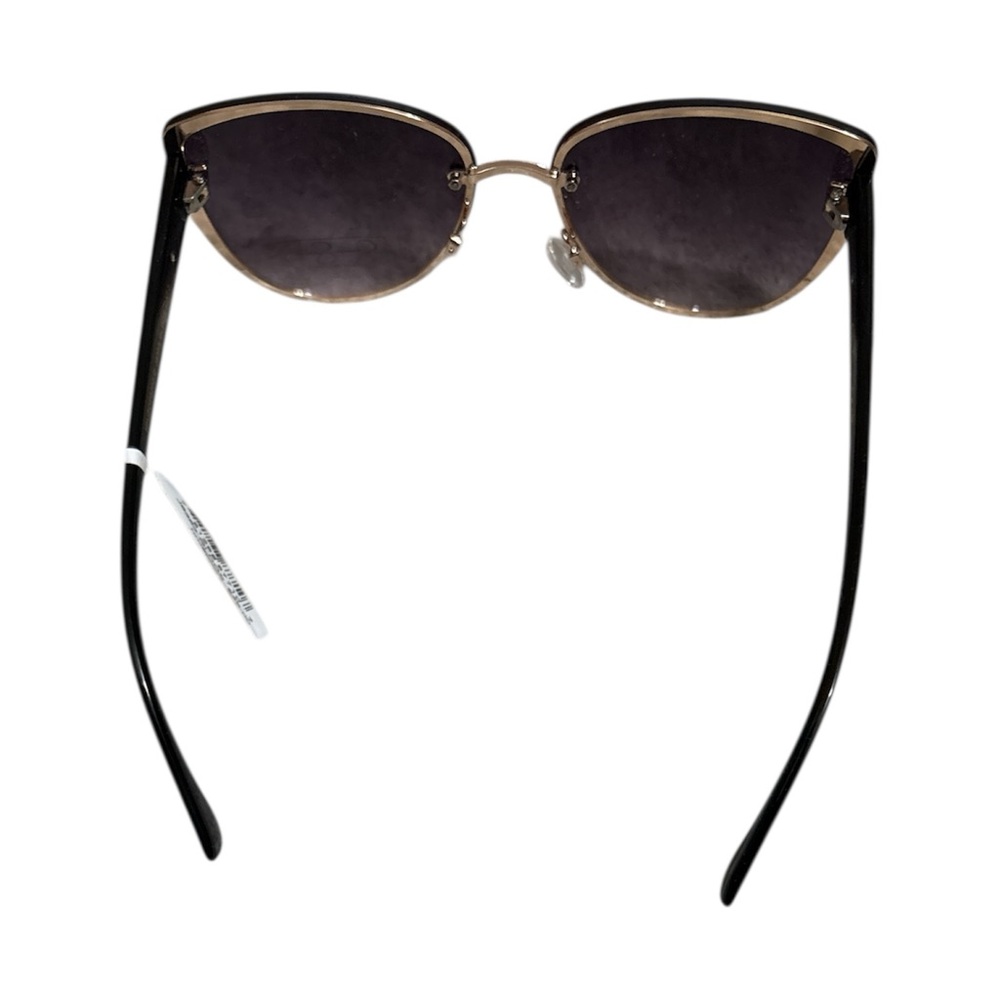 Jessica Simpson Black Cat-Eye Sunglasses with Dark Lenses